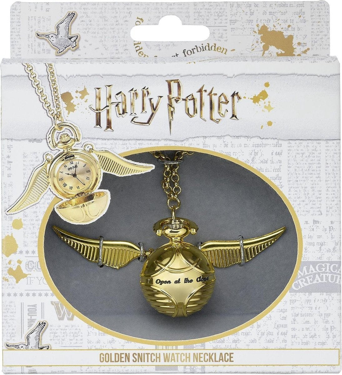 The Carat Shop – Harry Potter gouden snaai – golden snitch – horloge ketting