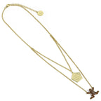 The Carat Shop – Harry Potter sterling zilver goudkleurig chocolade kikker ketting versierd met kristallen