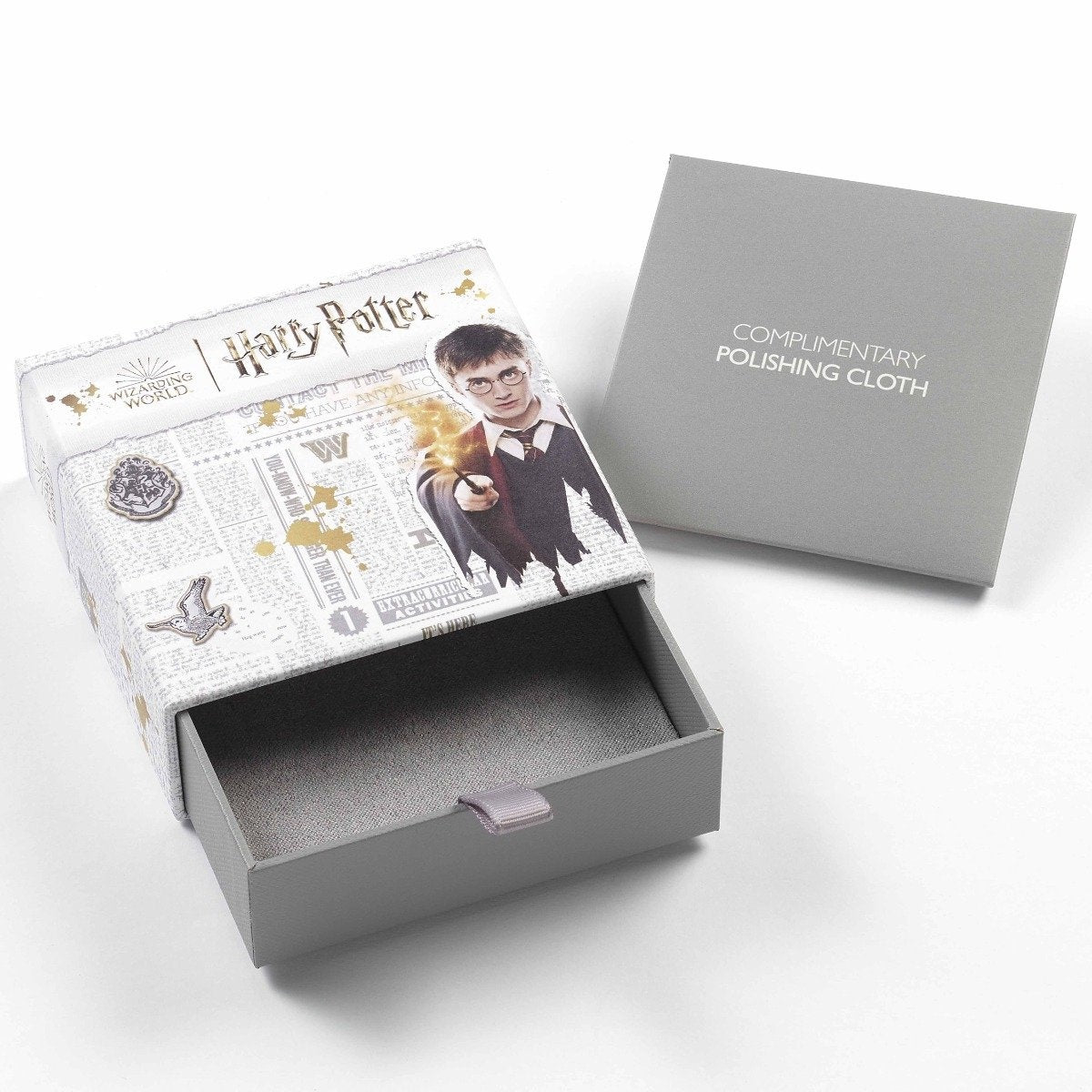 The Carat Shop – Harry Potter sterling zilver goudkleurig chocolade kikker ketting versierd met kristallen