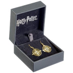 The Carat Shop – Harry Potter vergulde time turner – tijd terugdraaier met swarovski kristallen – oorbellen
