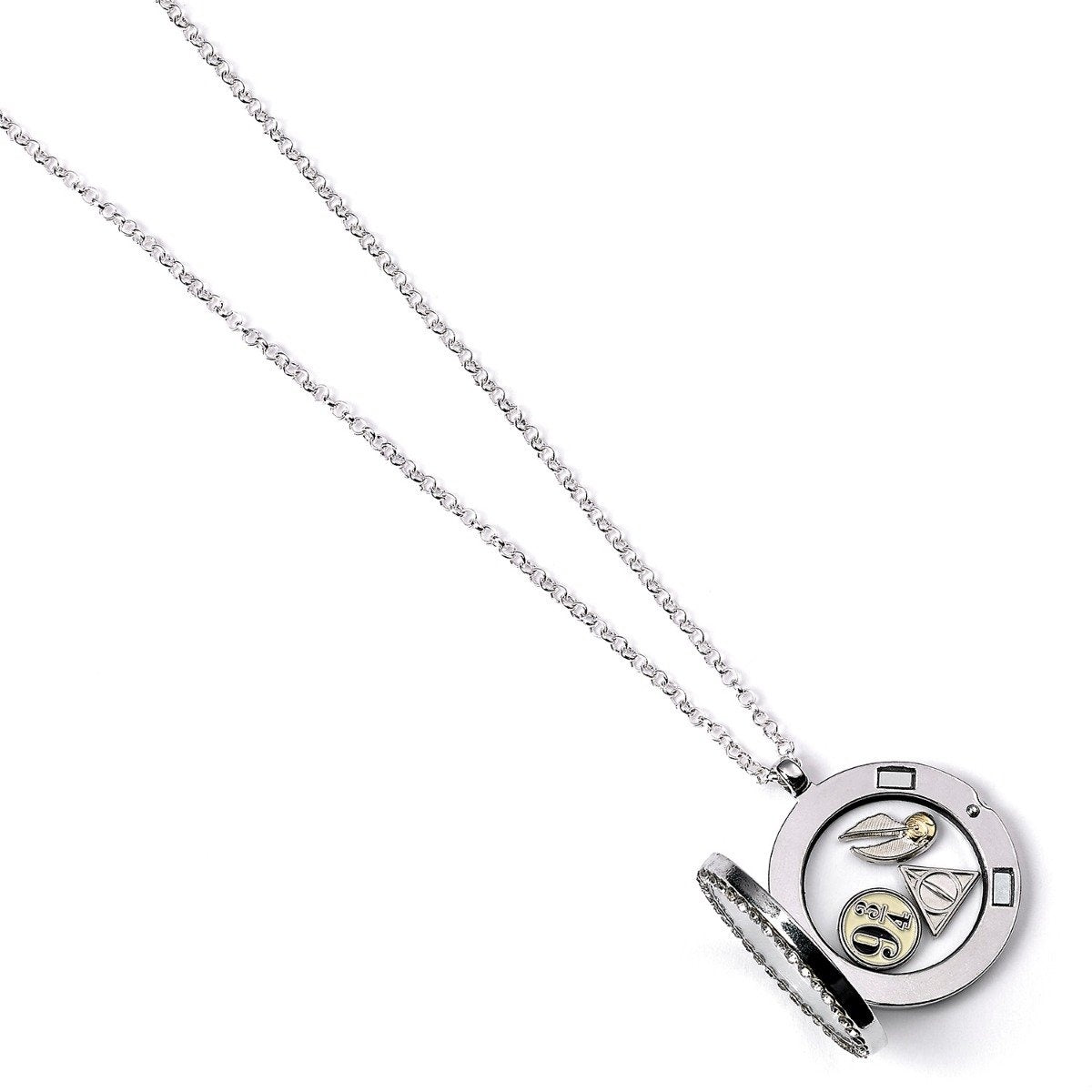 The Carat Shop – Harry Potter zwevende bedel hangslotketting met 3 bedels