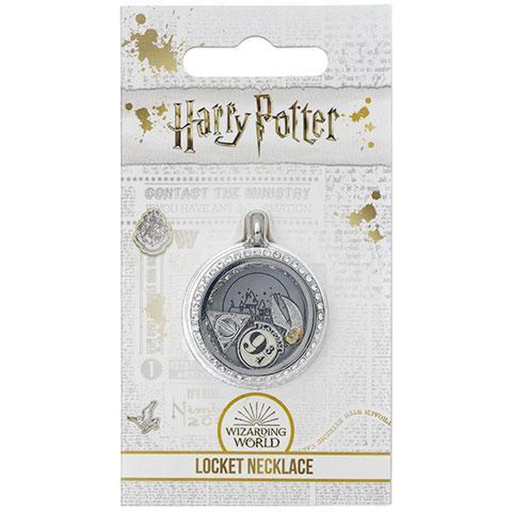 The Carat Shop – Harry Potter zwevende bedel hangslotketting met 3 bedels