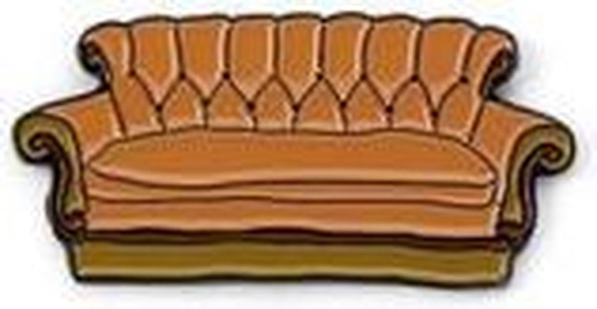 The Carat Shop – friends tv show – sofa pin badge