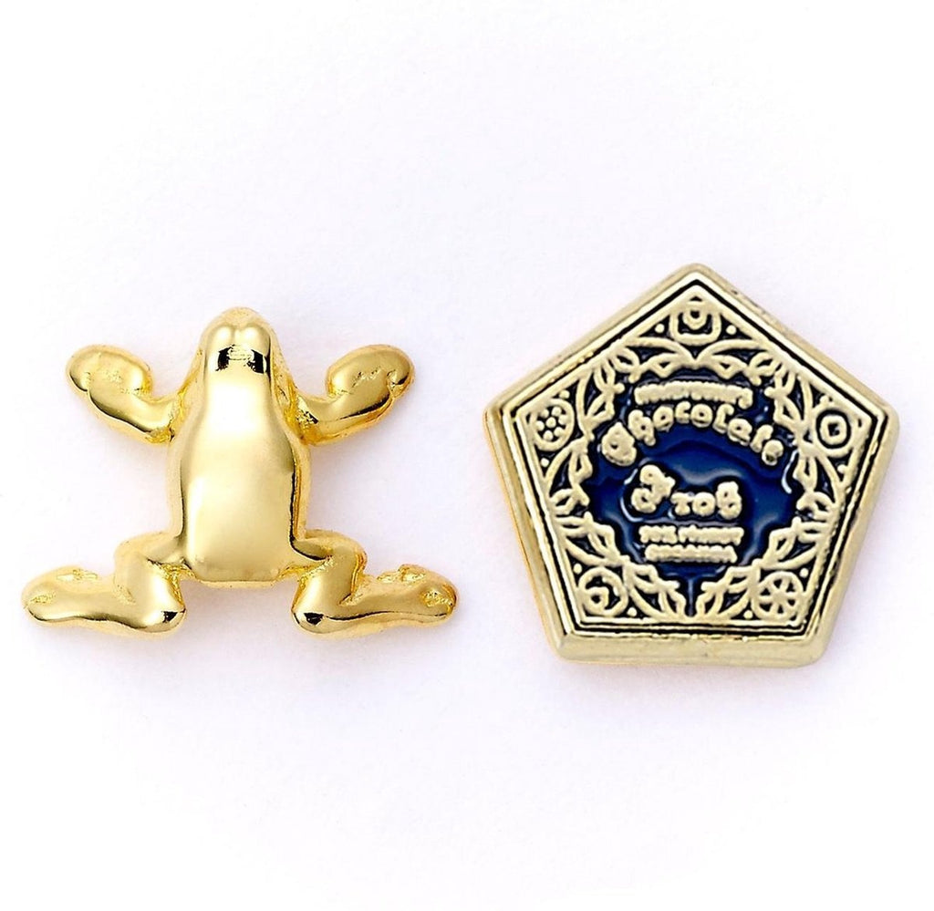 The Carat Shop – Harry Potter oorbellen set met time turner – chocolade kikker en bril – bliksemschicht oorbellen