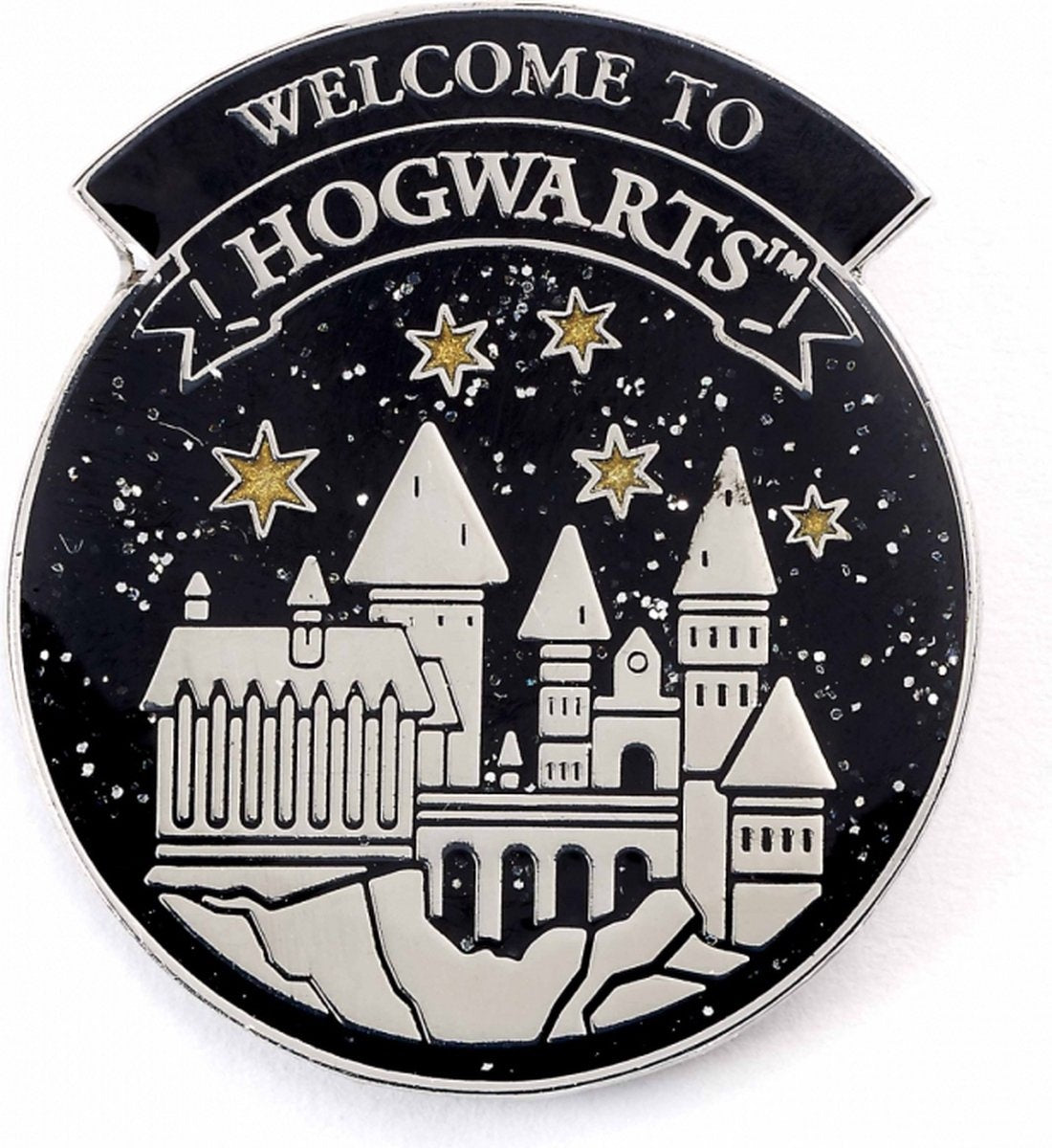 Harry Potter welcome to hogwarts pin badge