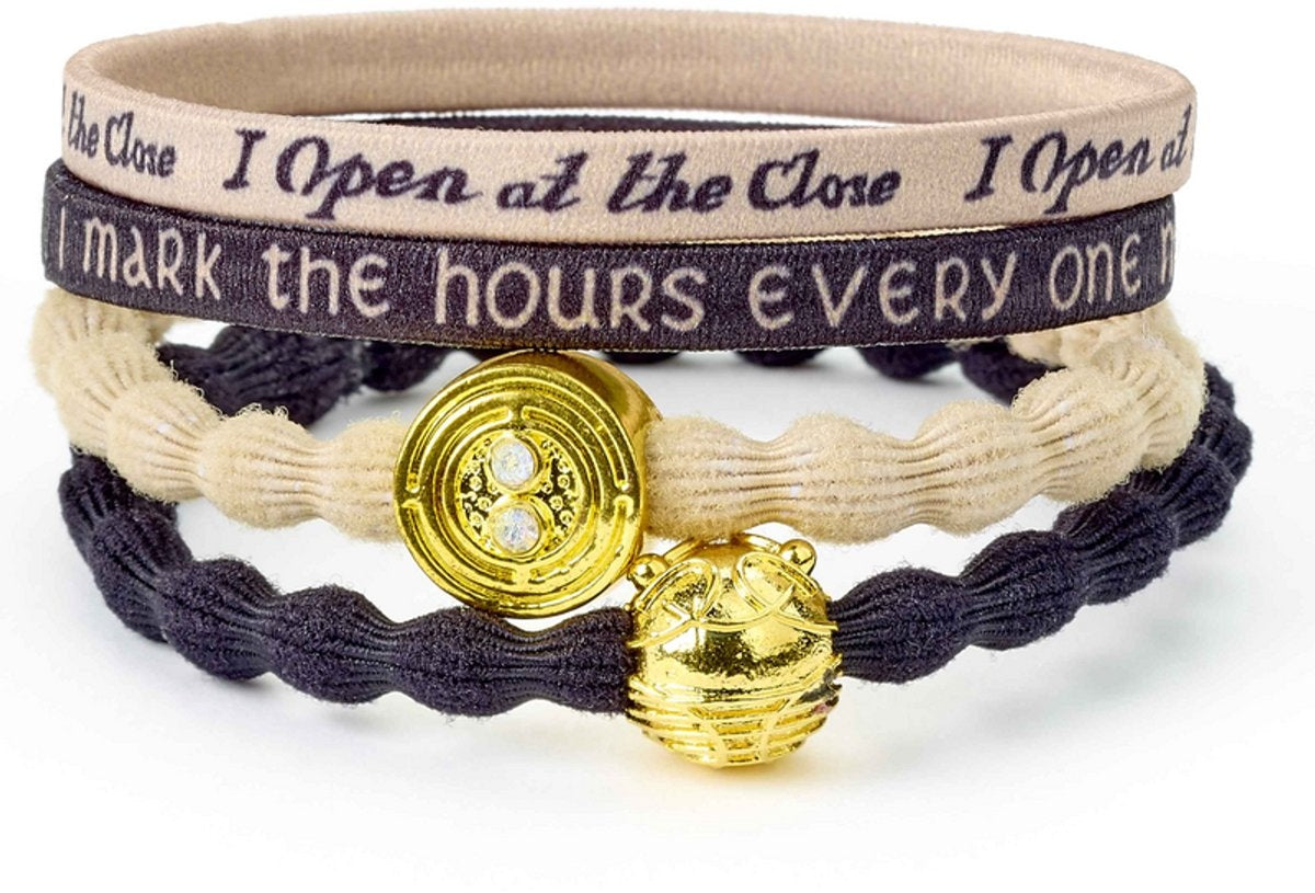 The Carat Shop – tijdverdrijver & gouden snaai haarband set – goudkleurig