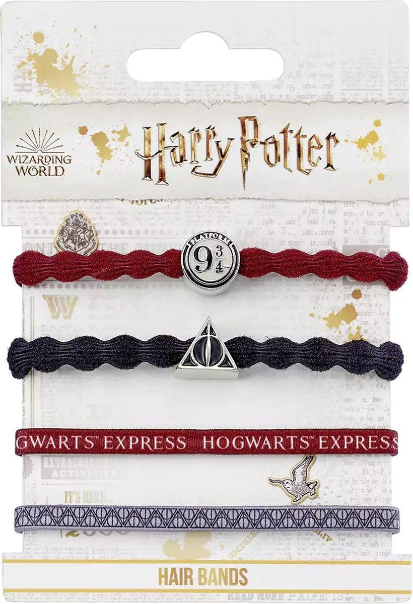 The Carat Shop – Harry Potter – perron 9 3/4 en relieken van de dood – deathly hallows – haarbanden set