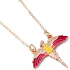 The Carat Shop – Harry Potter roze gouden fawkes ketting