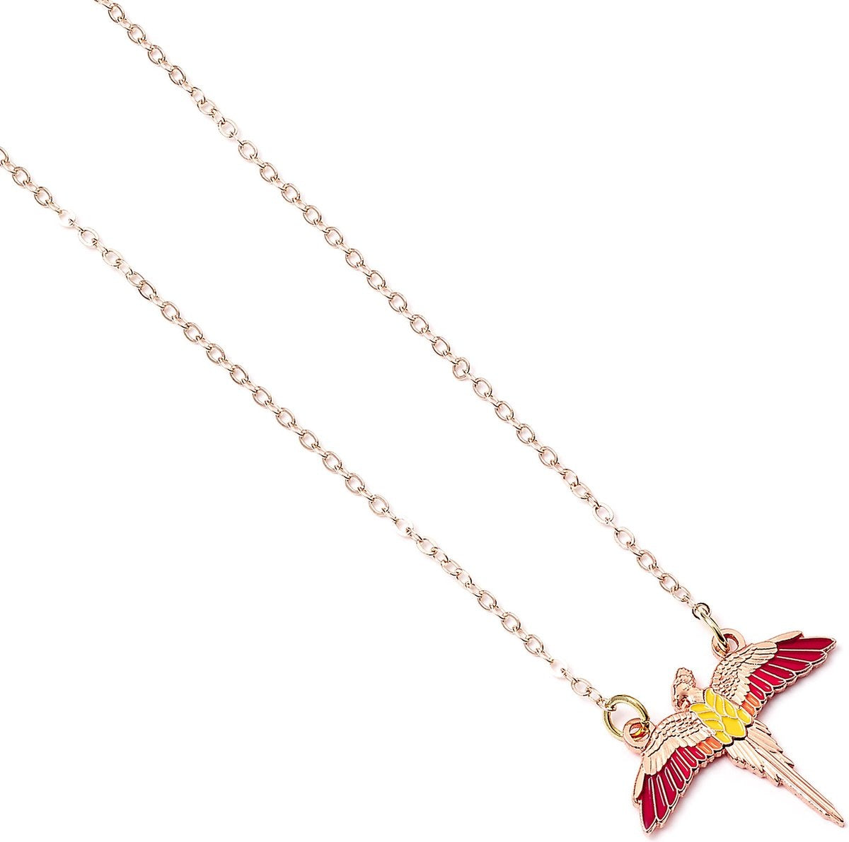 The Carat Shop – Harry Potter roze gouden fawkes ketting