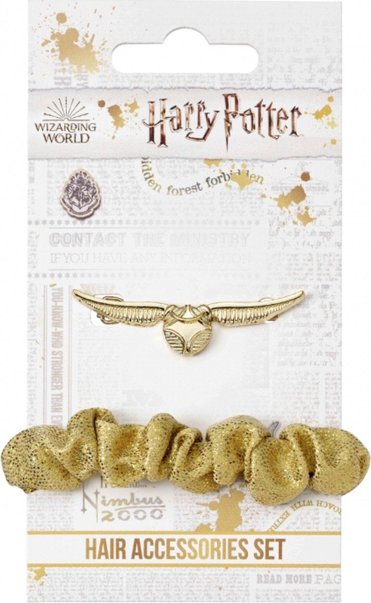 Harry Potter golden snitch hair accessory set