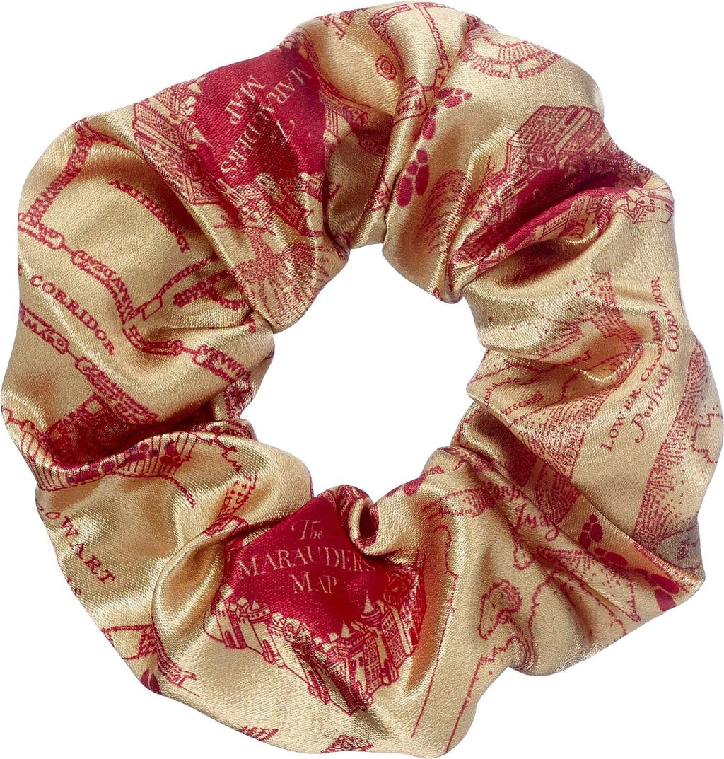 Harry Potter marauders map hair scrunchie