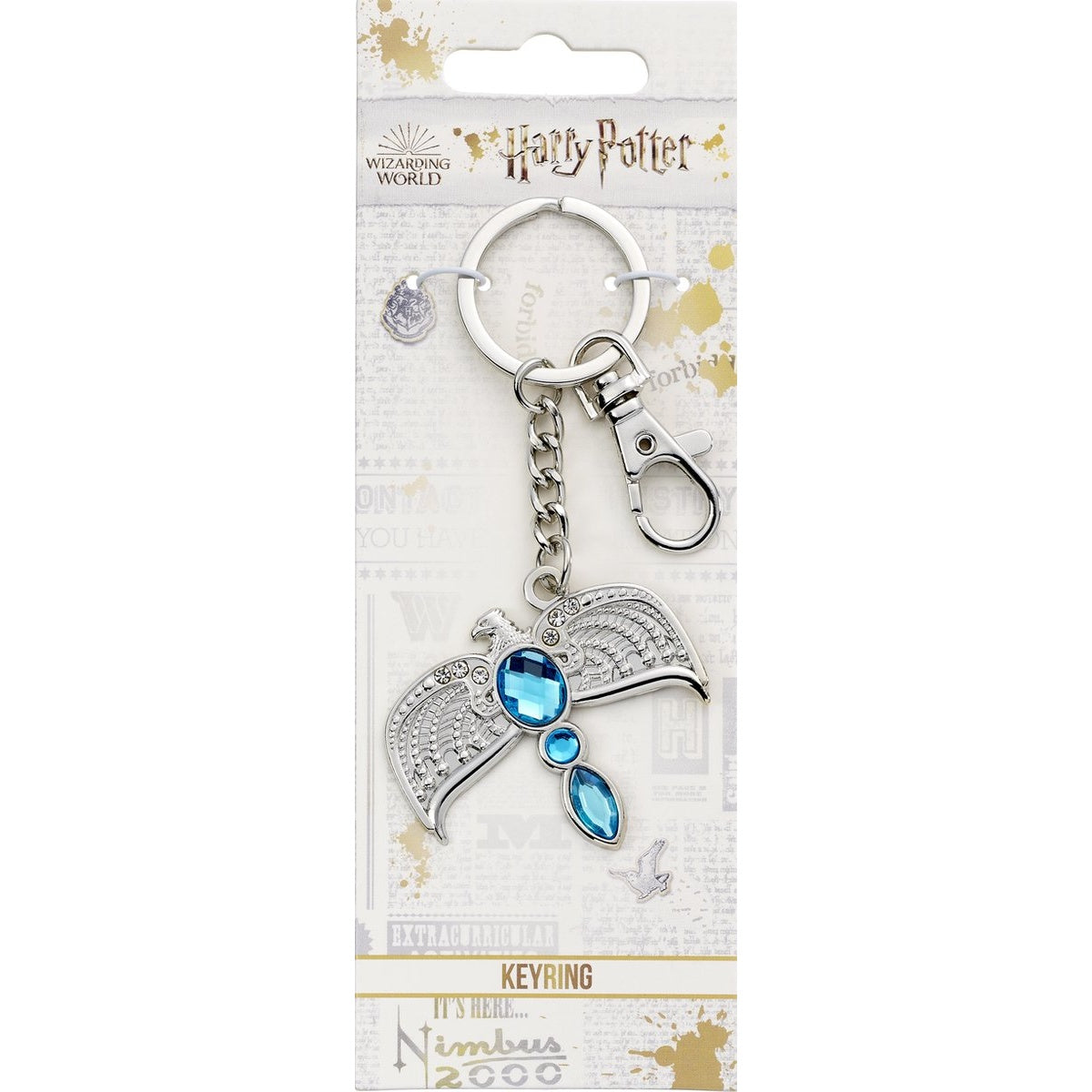 The Carat Shop – Harry Potter – diadeem sleutelhanger – zilver en blauw