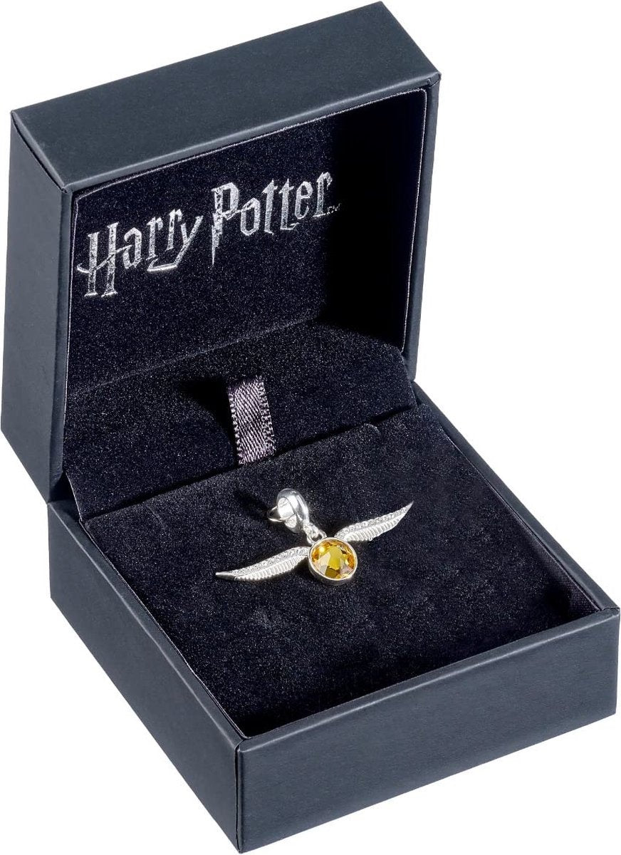 The Carat Shop – Harry Potter sterling zilver golden snitch – gouden snaai schuif bedel met kristallen elementen