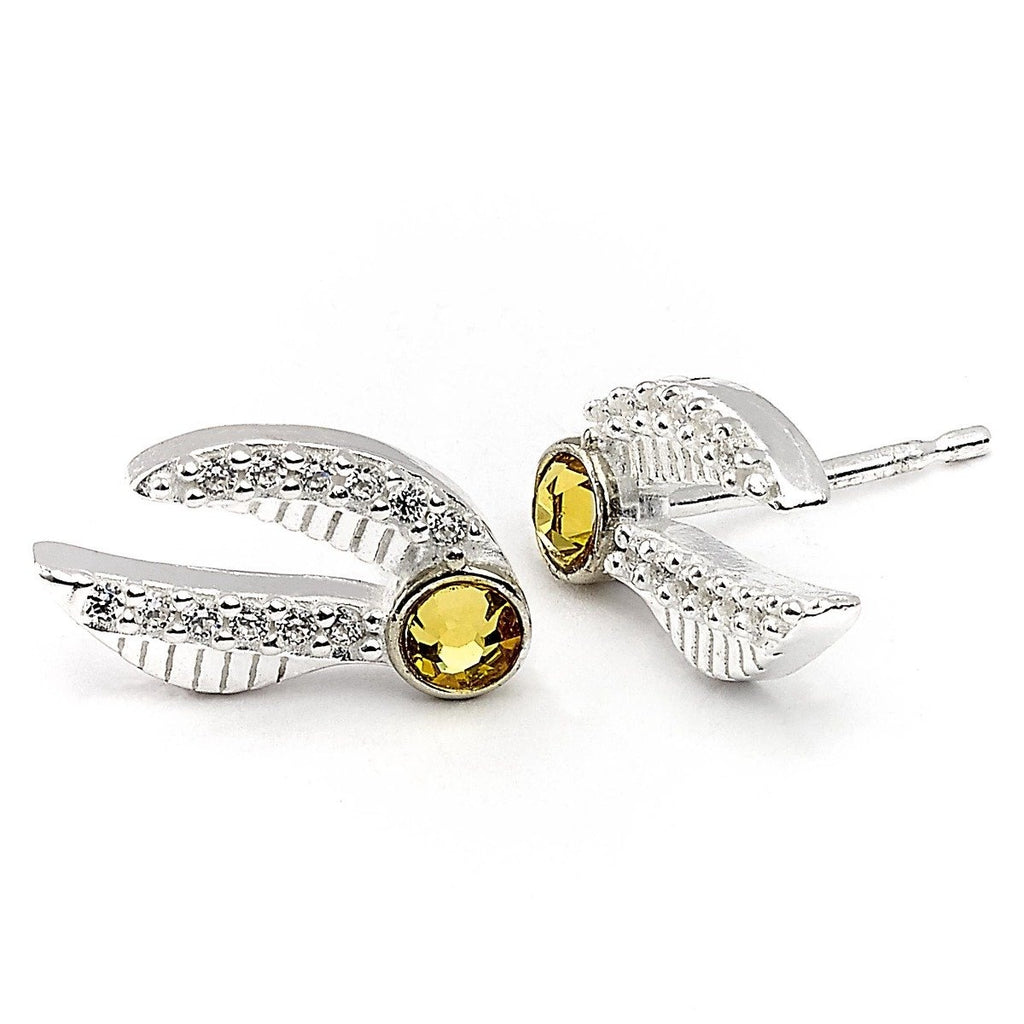 The Carat Shop Harry Potter Golden Snitch oorbellen – Zilverkleurig met kristallen