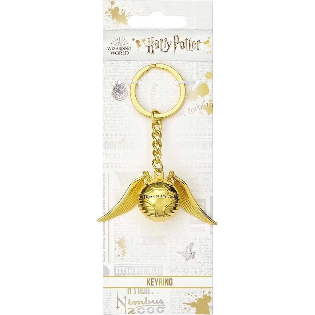The Carat Shop – Harry Potter – 3d golden snitch – gouden snaai sleutelhanger