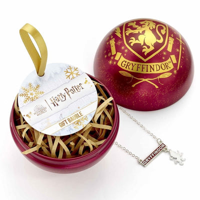 The Carat Shop – Harry Potter griffoendor kerstbal – cadeaubal met ketting