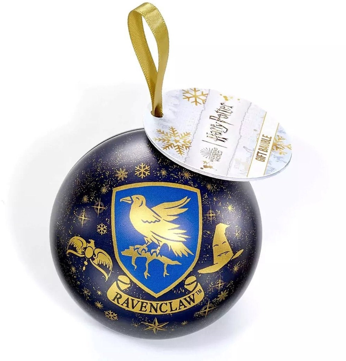 The Carat Shop Harry Potter kerstbal met ketting – Ravenclaw
