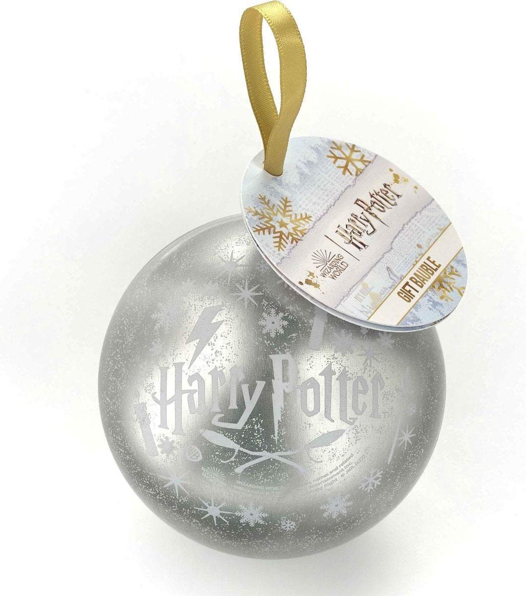 The Carat Shop Harry Potter kerstbal met ketting – Hufflepuff