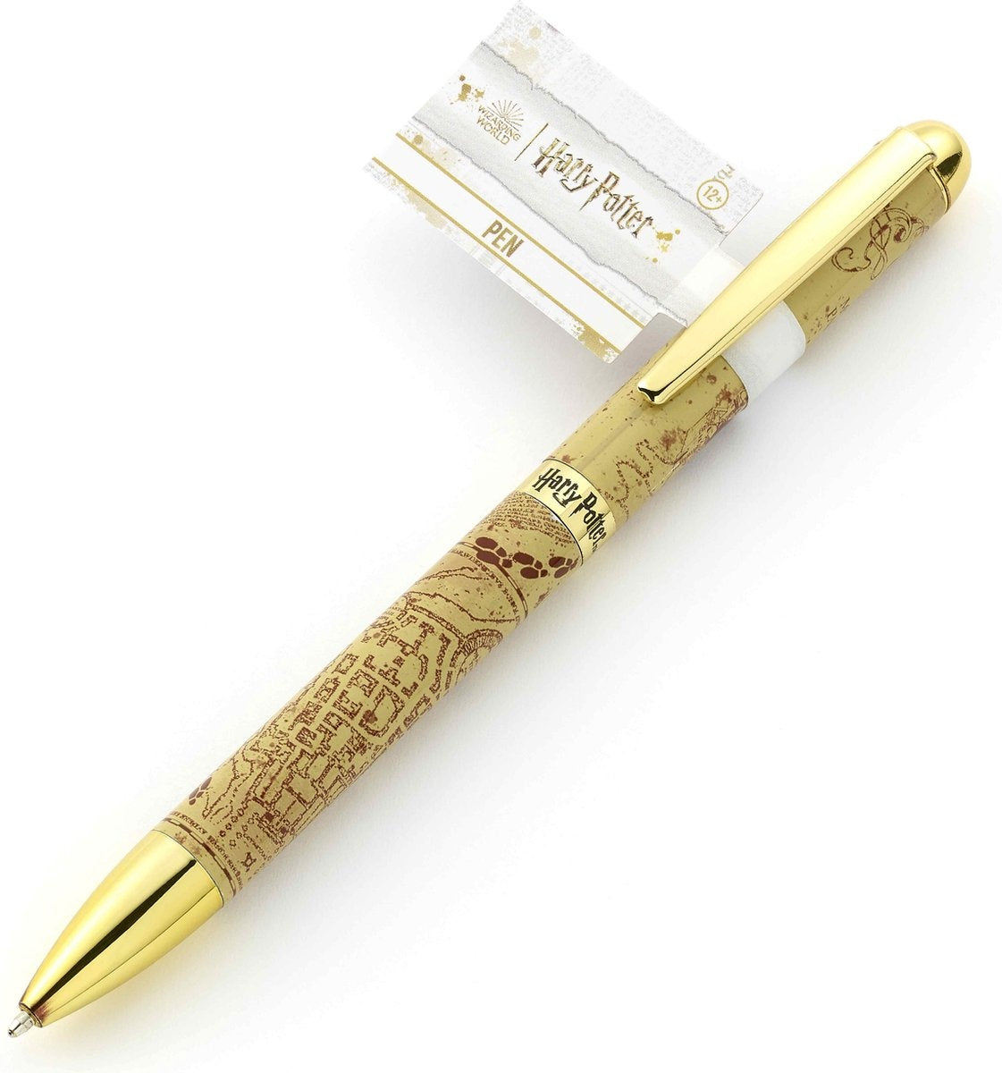 The Carat Shop – Harry Potter – metalen pen met bedrukking van de marauders- zweinsteinkaart