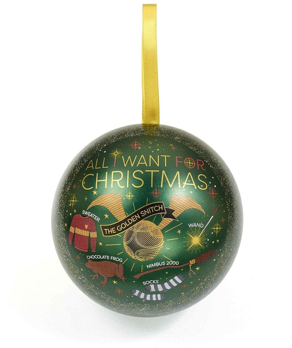 The Carat Shop – Harry Potter golden snitch – gouden snaai kerstbal – cadeaubal met armband