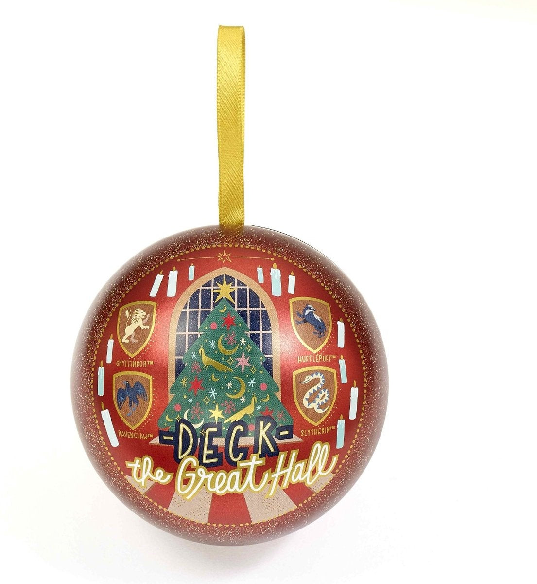 The Carat Shop – Harry Potter -the great hall kerstbal – cadeaubal met sleutelhanger