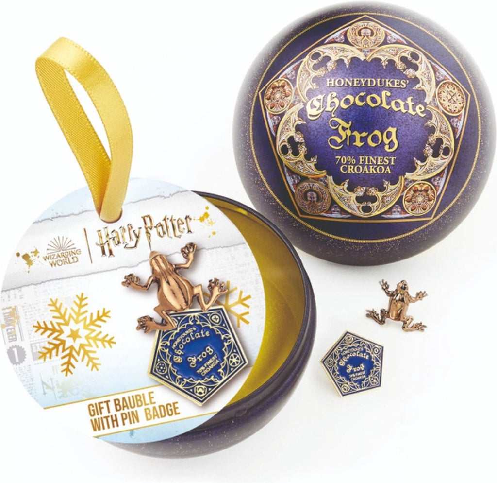The Carat Shop – Harry Potter chocolade kikker kerstbal – cadeaubal met broche