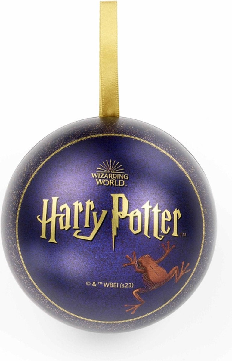 The Carat Shop – Harry Potter chocolade kikker kerstbal – cadeaubal met broche