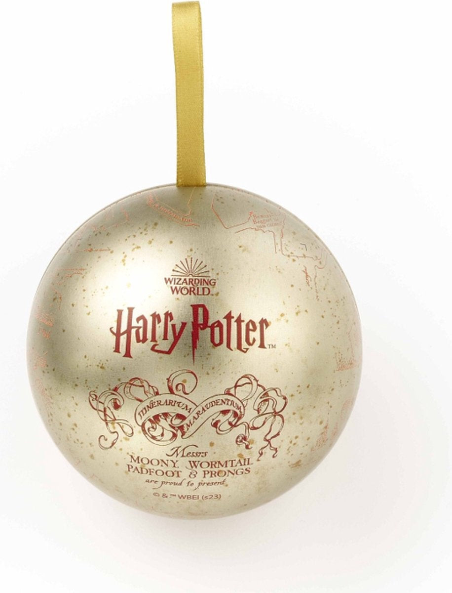 The Carat Shop – Harry Potter marauder's map kerstbal – cadeaubal met gratis pin