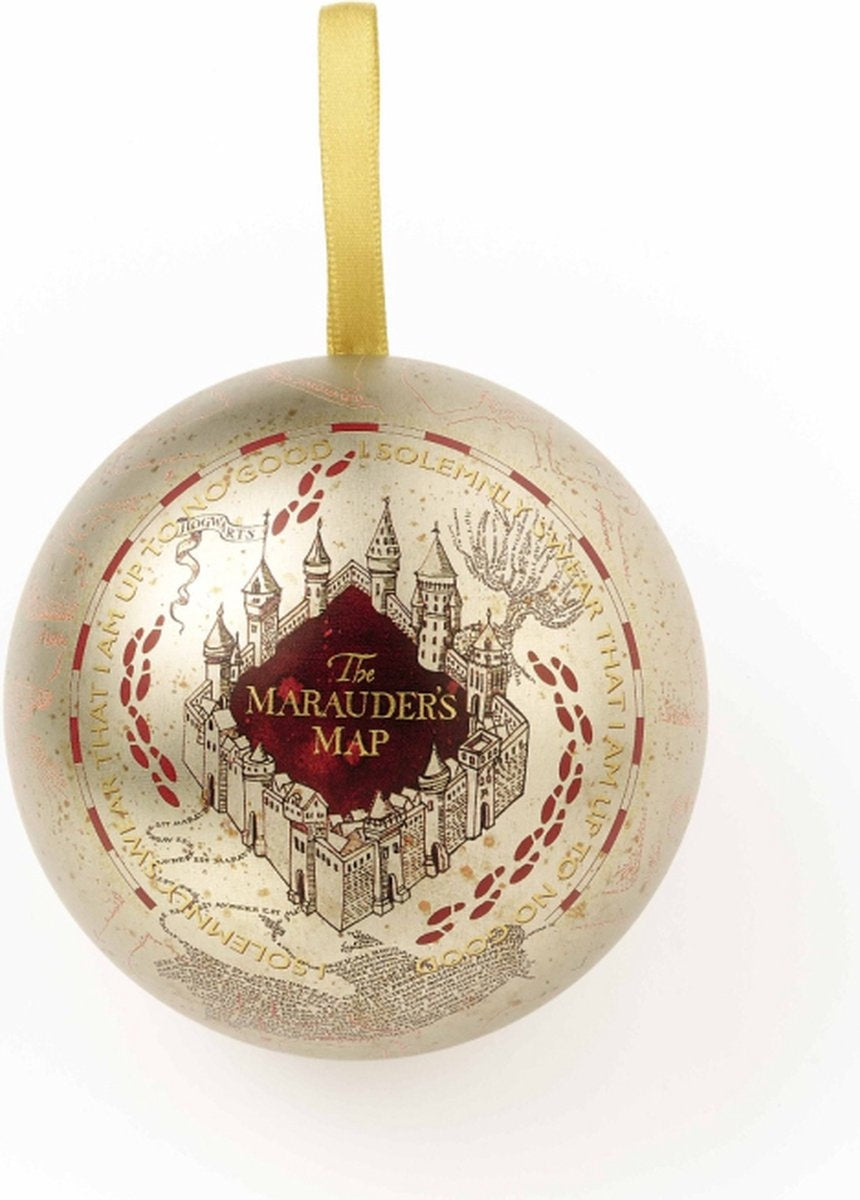 The Carat Shop – Harry Potter marauder's map kerstbal – cadeaubal met gratis pin