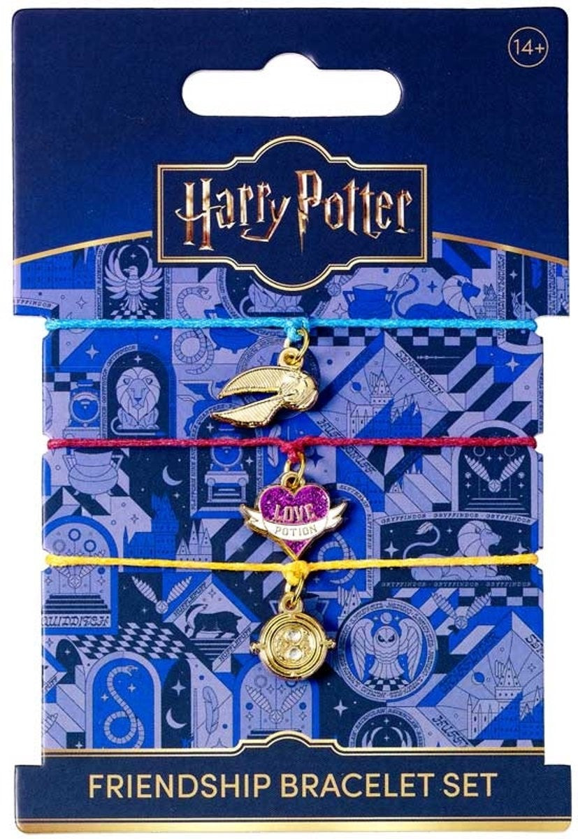 The Carat Shop – Harry Potter gouden snaai – golden snitch vriendschapsarmbandjes set