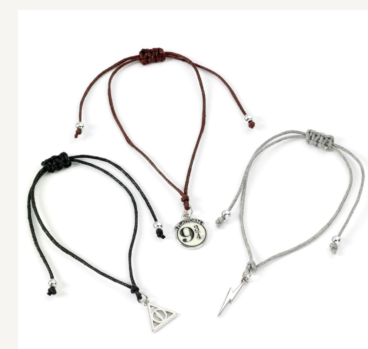 The Carat Shop – Harry Potter – dood heilige relieken – deadly hallows – vriendschapsarmbandjes set