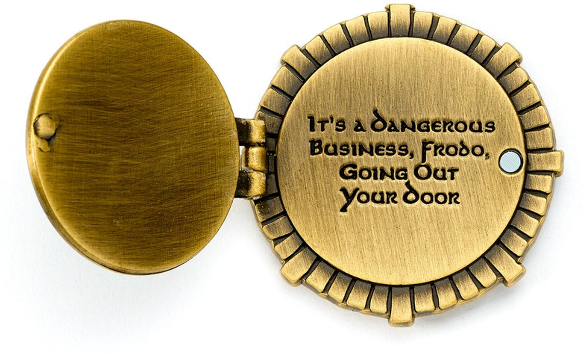 The lord of the rings Hobbit door unisex speld – goudkleurig – standard