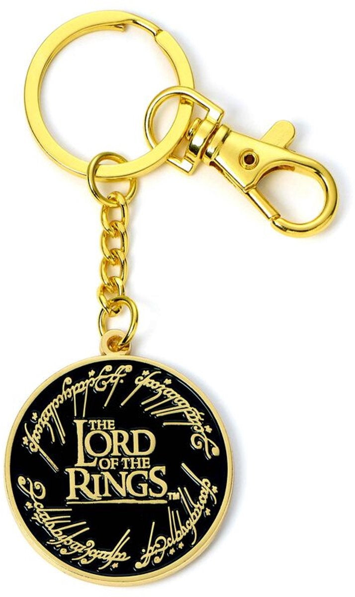 The Carat Shop – lord of the rings one ring logo metalen sleutelhanger