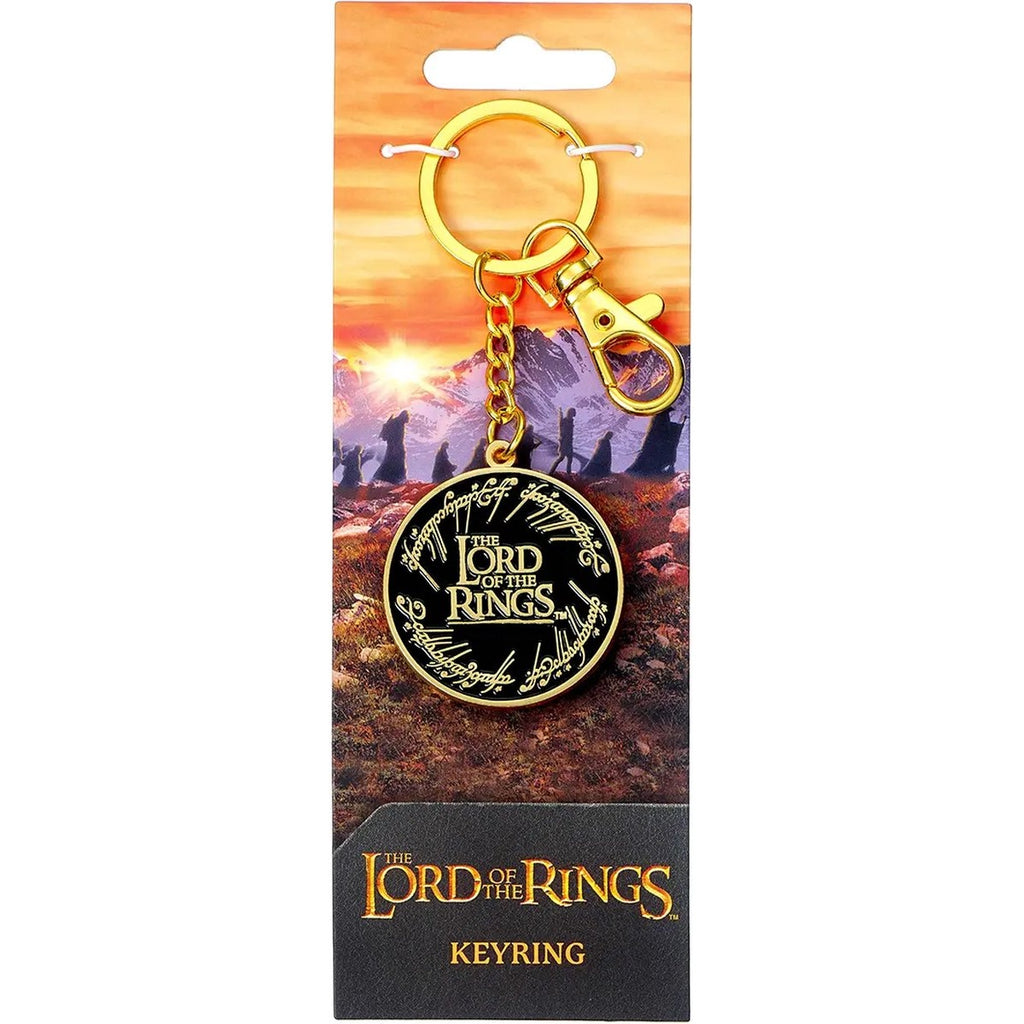 The Carat Shop – lord of the rings one ring logo metalen sleutelhanger