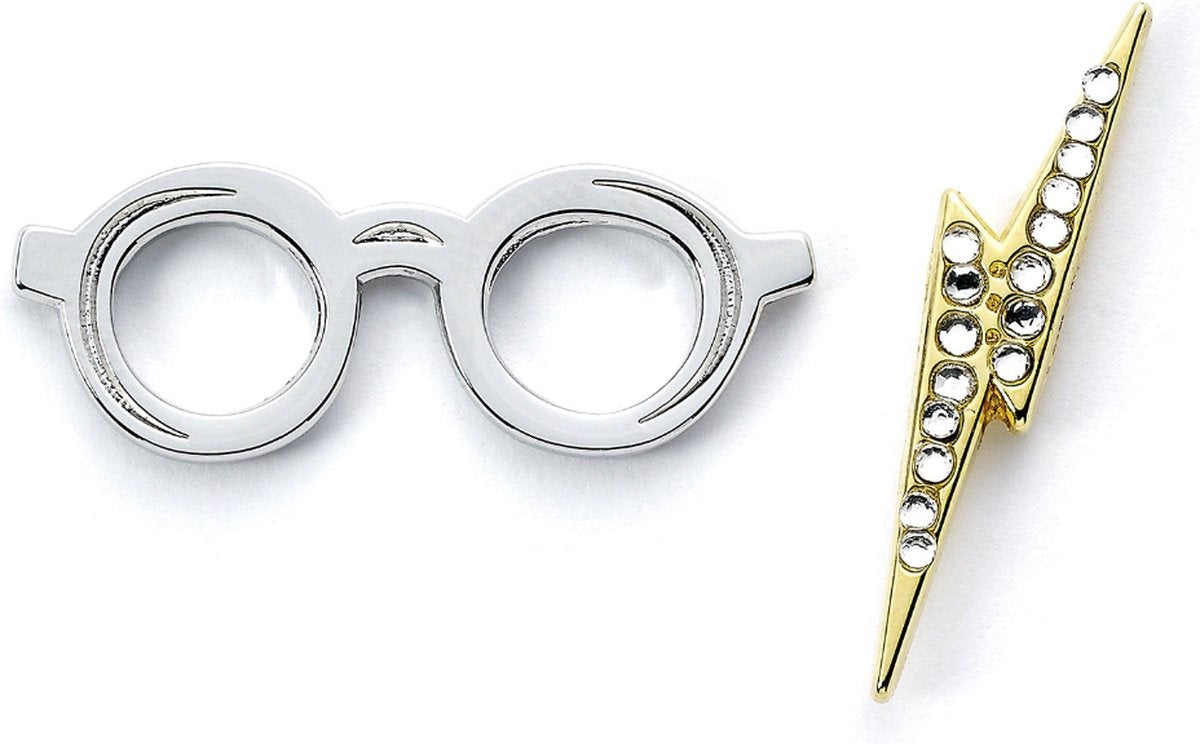 The Carat Shop – Harry Potter – bril en bliksem pin met gratis wenskaart