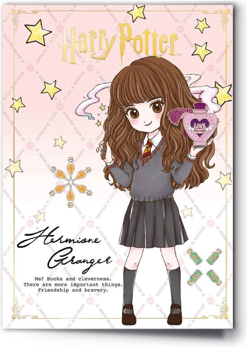 The Carat Shop – Harry Potter – hermione karaktergroetkaart met pinbadge