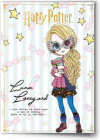 The Carat Shop – Harry Potter – luna lovegood verjaardagskaart – vriendschapskaart – felicitatiekaart met gratis pinbadge