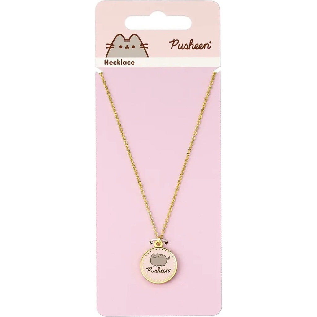 The Carat Shop – pusheen de kat roze naam ketting
