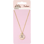 The Carat Shop – pusheen de kat roze naam ketting