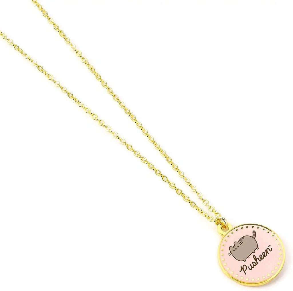 The Carat Shop – pusheen de kat roze naam ketting