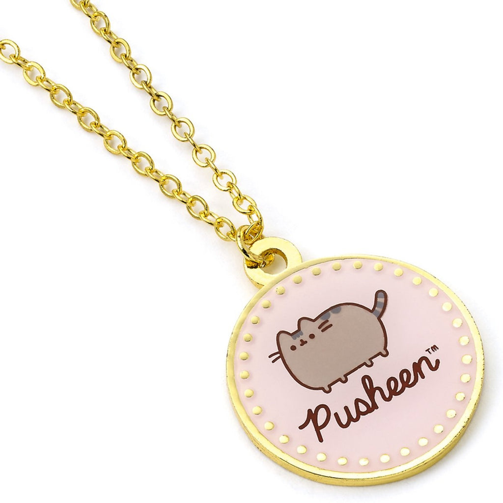 The Carat Shop – pusheen de kat roze naam ketting