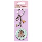 The Carat Shop – pusheen pizza sleutelhanger met mini ‑ bedels – zilverkleurig