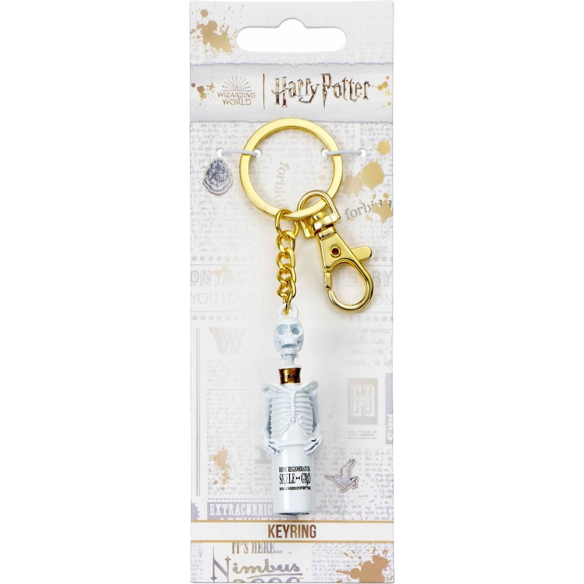 The Carat Shop – Harry Potter – skelegro sleutelhanger – zilverkleurig