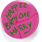 The Carat Shop – happee birthdae harry cake button badge