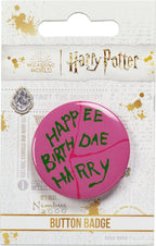 The Carat Shop – happee birthdae harry cake button badge