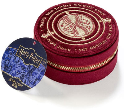 The Carat Shop – Harry Potter time turner – fluwelen juwelendoos – bordeau