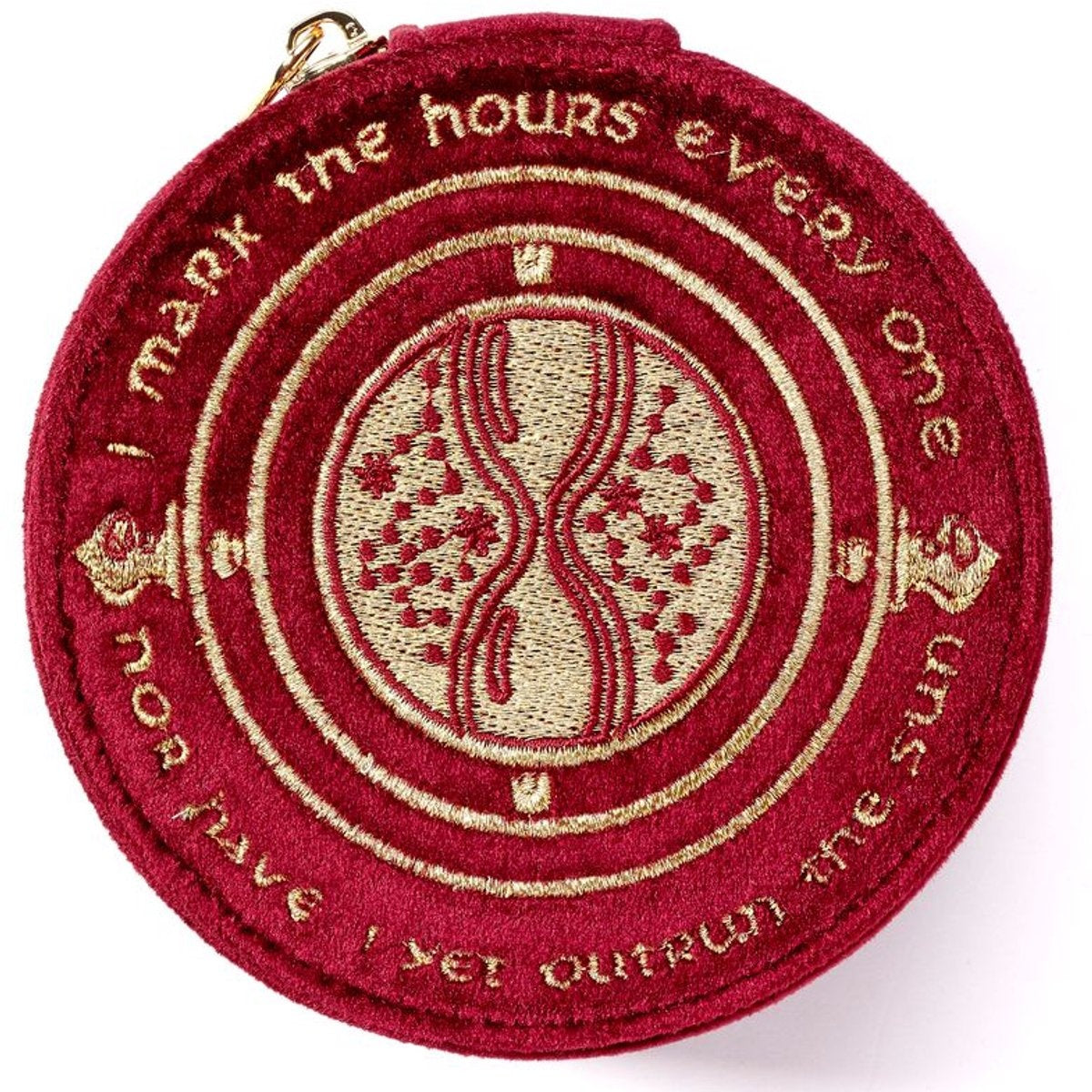 The Carat Shop – Harry Potter time turner – fluwelen juwelendoos – bordeau