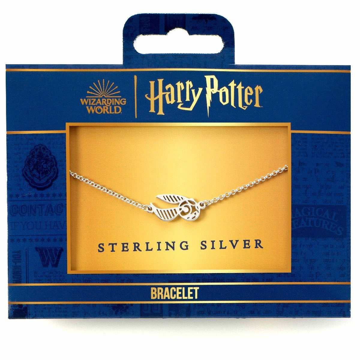 The Carat Shop – Harry Potter – zilveren gouden snaai – golden snitch bedelarmband