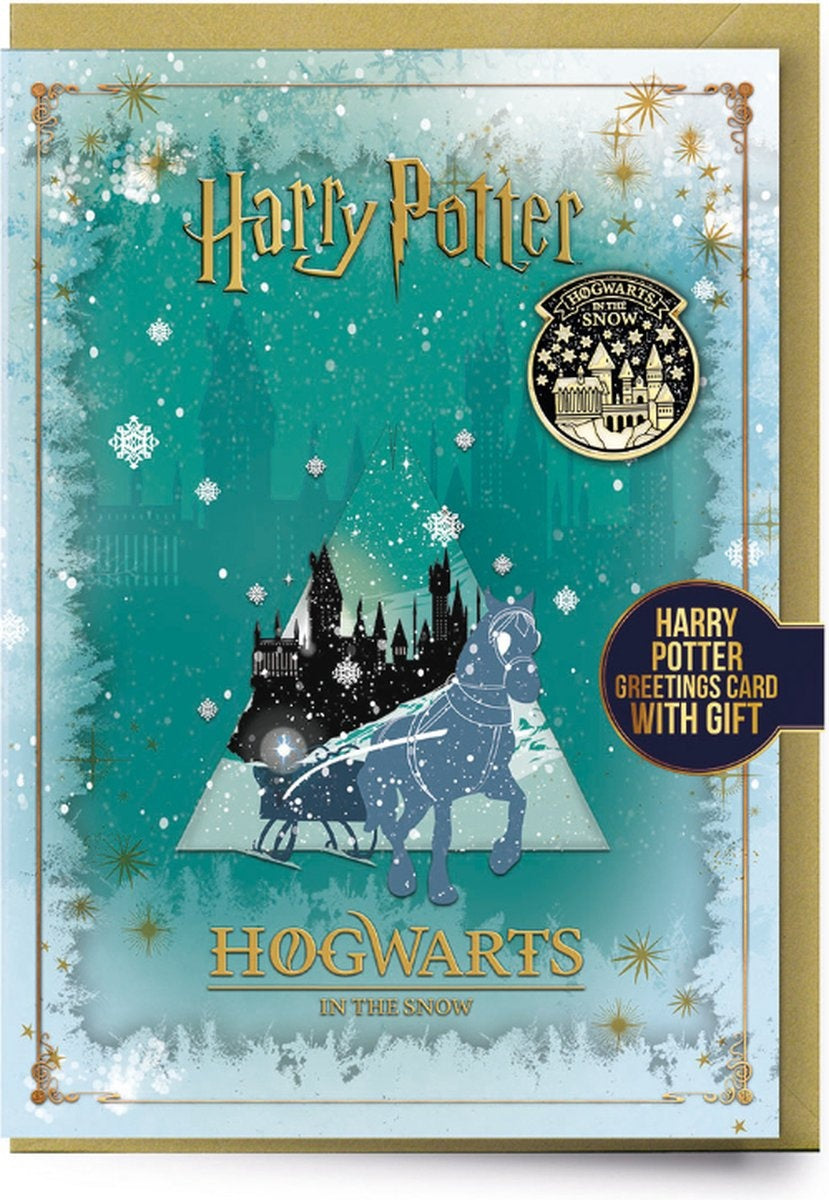 The Carat Shop – Harry Potter hogwarts in de sneeuw met hogwarts in de sneeuw pin badge