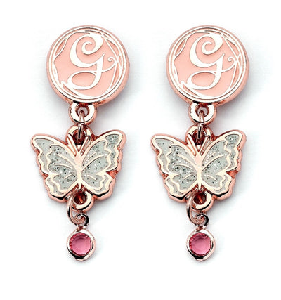 The Carat Shop – wicked glinda druppel vlinder oorbellen
